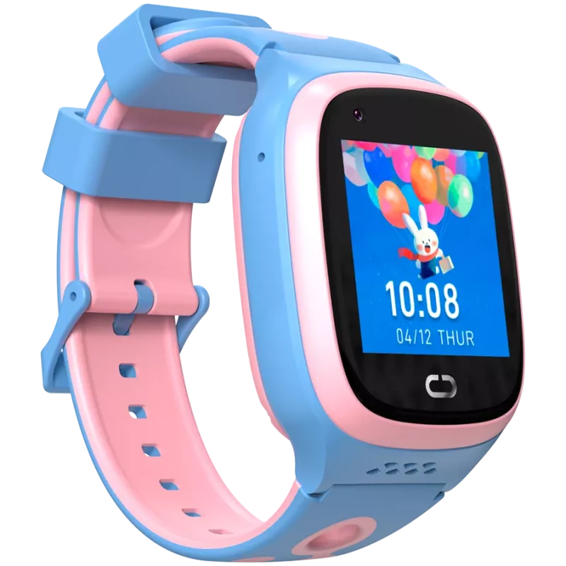 Zegarek dziecięcy Canyon ZEFIR KW-49 E-SIM 4G GPS WiFi Wideo Muzyka Gry Nauka angielskiego, Różowo-Niebieski