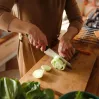 Nóż kuchenny Fiskars 1057536, stal nierdzewna, 1 szt., nóż Santoku