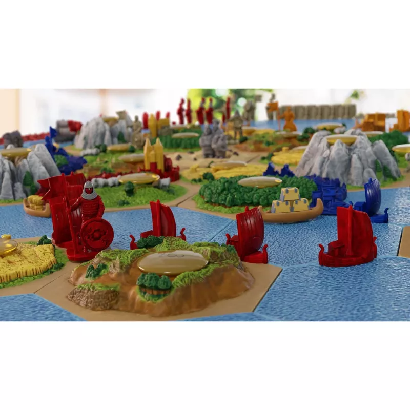 Gra planszowa Kosmos KOO Catan 3D – dodatek Żeglarze + Miasta i Rycerze