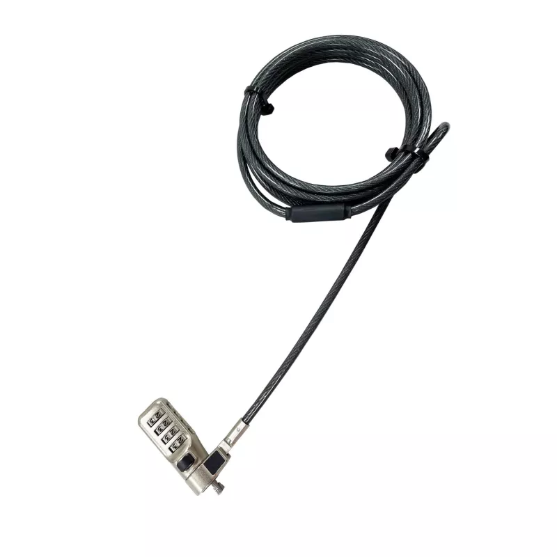 Linka zabezpieczająca DICOTA D31933 antracytowa 2 m zamek szyfrowy