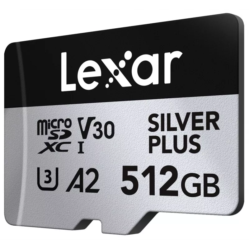 Flash Memory Lexar 512 GB UHS-I microSDXC srebrny PLUS