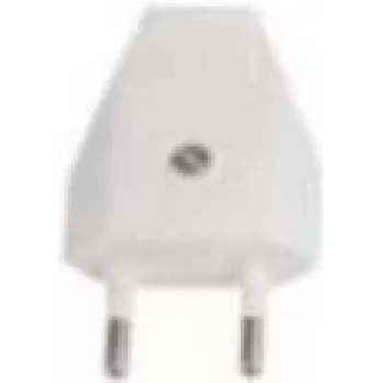 Wtyczka elektryczna Bachmann 900.011, biała, obudowa z tworzywa sztucznego, 250 V AC, 2,5 A