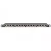Patch Panel Digitus CAT 6 Class E High Density Shielded Czarny