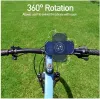 Uchwyt rowerowy na telefon Tellur BPH100 Czarny — uchwyt na kierownicę do smartfonów, regulowany zacisk
