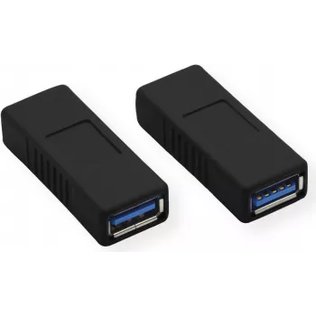 Adapter Value USB 2.0 (1x gniazdo USB 3.2 Gen 1 typ A (USB 3.0) - 1x gniazdo USB 3.2 Gen 1 typ A (USB 3.0))