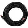 Wentronic goobay - Kabel krosowy - RJ-45 (M) na RJ-45 (M) - 50,0m - UTP - CAT 6 - Ekranowany, zewnętrzny, niezawodny - Czarny (55437)