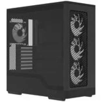 Obudowa komputerowa AEROCOOL D520A Midi-Tower ATX ze szkłem hartowanym RGB — czarna