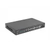 Przełącznik niezarządzalny LANBERG RSFE-16P-2C-150 — 18-portowy Gigabit, 16 PoE+/2 SFP, 150 W, 1U, metal, czarny
