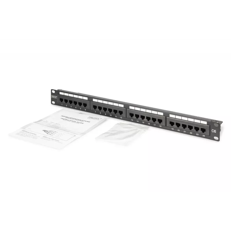 Digitus CAT 6 patch panel nieekranowany DN-91624U-CR