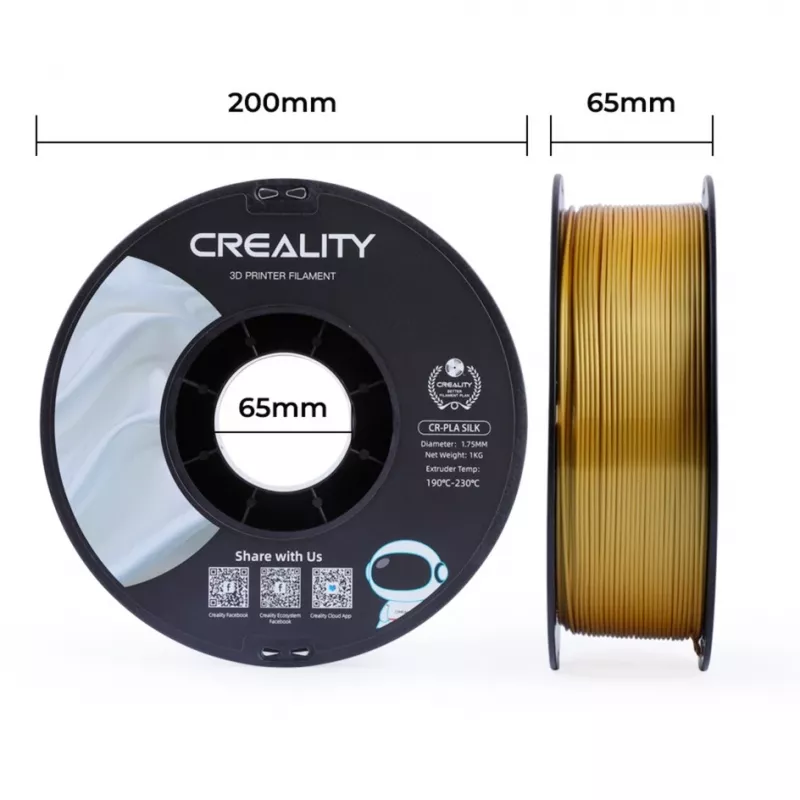 Materiał do druku 3D Creality 3D 3301120001 Złoty 1 kg 1,75 mm