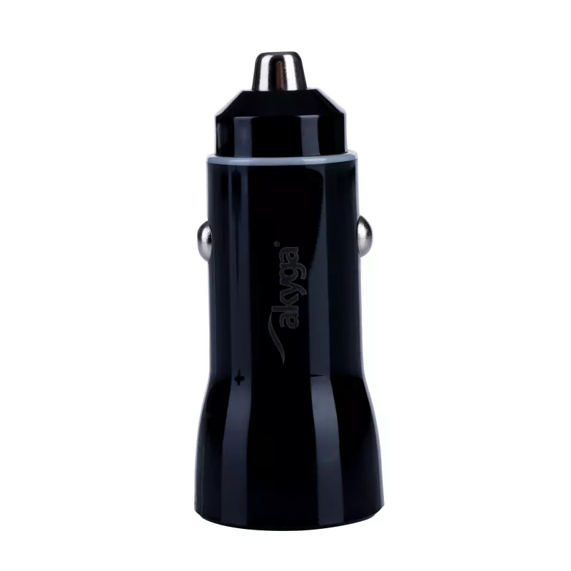 Ładowarka samochodowa 12/24V Akyga AK-CH-16 36W USB-A + USB-C PD Quick Charge 3.0 5-12V / 1.5-3A czarna