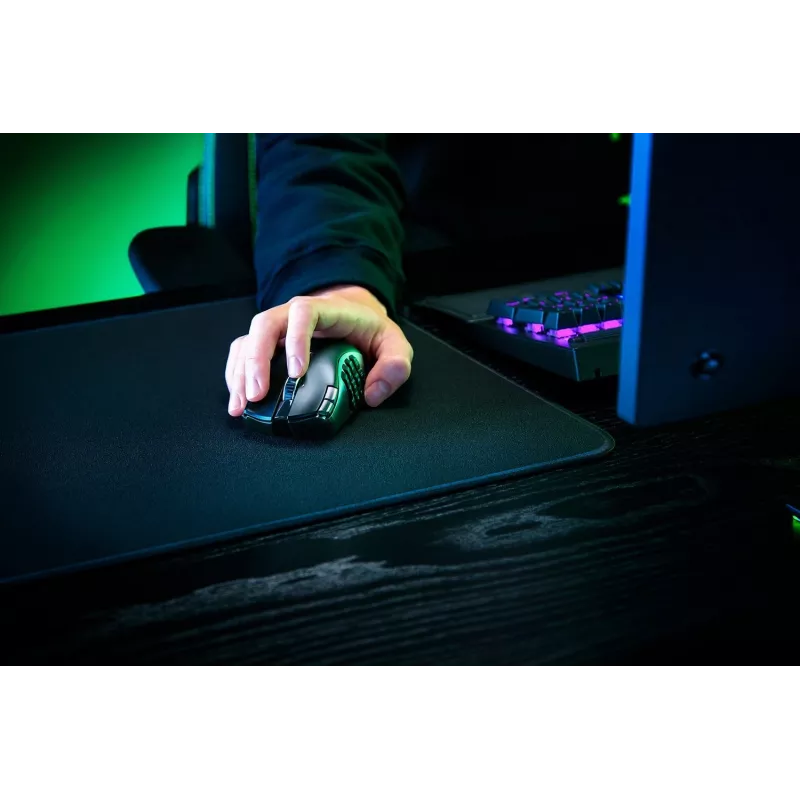 Mysz gamingowa Razer Naga V2 HyperSpeed RF Wireless + Bluetooth, praworęczna, 30000 DPI, optyczna, czarna