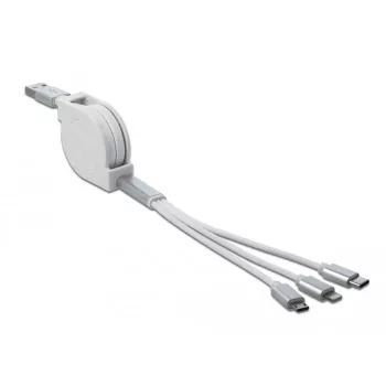 Kabel USB DeLOCK 85850 0,98 m USB 2.0 USB A USB C/Micro-USB B/Lightning