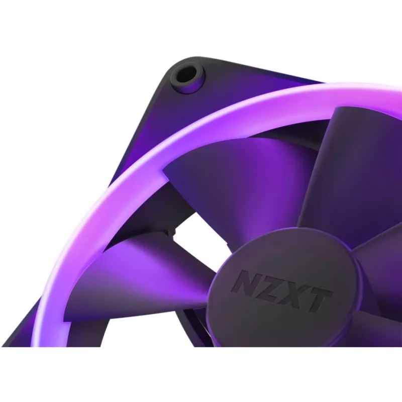 Wentylator NZXT F140 RGB TWIN 14 cm czarny 500-1800 RPM Fluid Dynamic Bearing