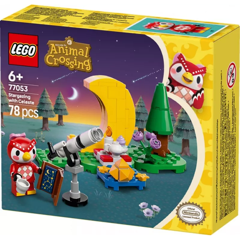 Zabawka konstrukcyjna LEGO Animal Crossing Obserwacja gwiazd z Eufemią zestaw 77053