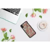 Ochronne etui na smartfona iKins do iPhone XS Max — wzór rombu, czarne
