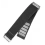 Nylonowy pasek sportowy FIXED QuickFit 22 mm do Garmin, ciemnoszary, nadgarstek 160–210 mm