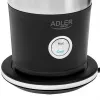 Automatyczny spieniacz do mleka Adler AD 4497 — stal nierdzewna, 600W, pianka 120 ml / podgrzewanie 300 ml, gorący i zimny