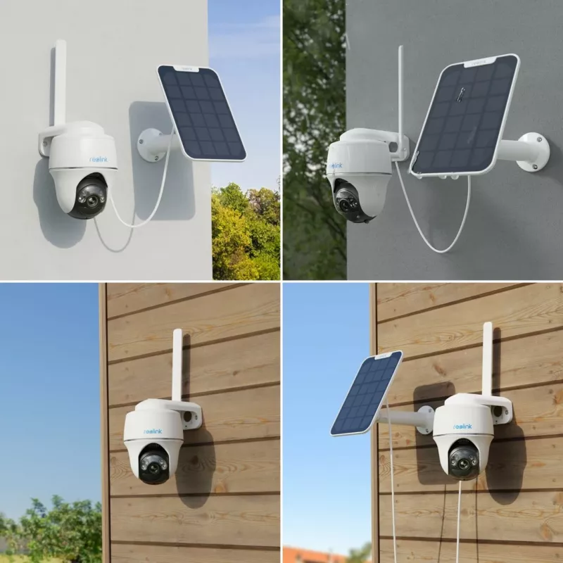Reolink Go Series G430 - Zewnętrzna kamera na baterię 5MP, sieć 4G LTE, detekcja osób/pojazdów/zwierząt, panoramowanie 355° i pochylanie 140°