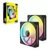 CORSAIR iCUE Link LX140 ARGB Wentylatory obudowy 140 mm - Zestaw 2 szt., Czarny