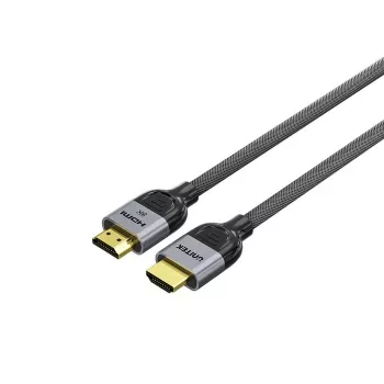 Kabel HDMI Unitek C11093RGY01 8K 10 m, HDMI 2.1, 48 Gbit/s, 144 Hz, ARC, pozłacane wtyki, szary