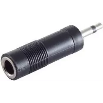 Złącze przewodowe ShiverPeaks BS57002 3,5 mm 6,3 mm czarne męskie/żeńskie
