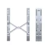 Podstawka pod laptopa UNITEK OT155SL srebrna aluminiowa, regulacja pochylenia 13-41°
