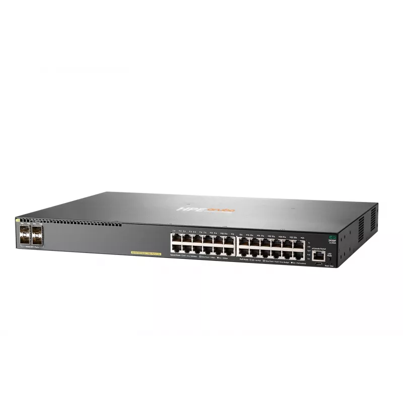 Przełącznik HPE Aruba Networking 2930F 24G PoE+ 4SFP+