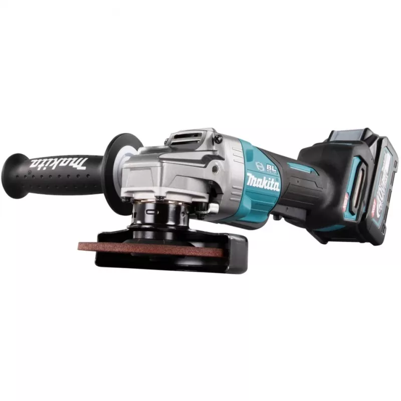 Makita GA013GM201 - Szlifierka kątowa - Akumulatorowa - 125 mm - 2 akumulatory, ładowarka w zestawie - 40 V (GA013GM201)