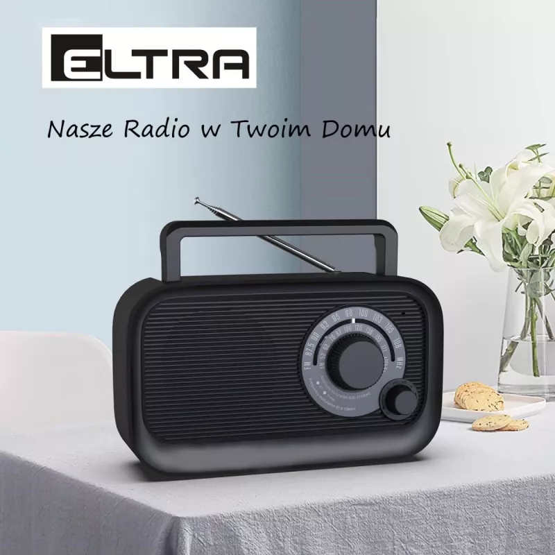 Eltra HANIA czarny przenośne radio (model )