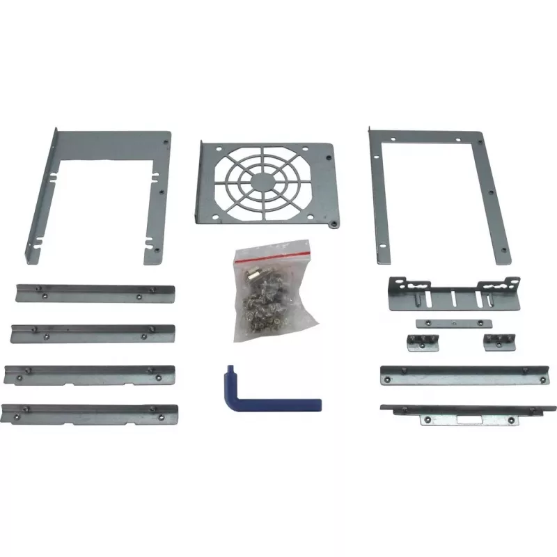 Obudowa serwerowa Inter-Tech 4U-4424 Rack Czarna, Srebrna