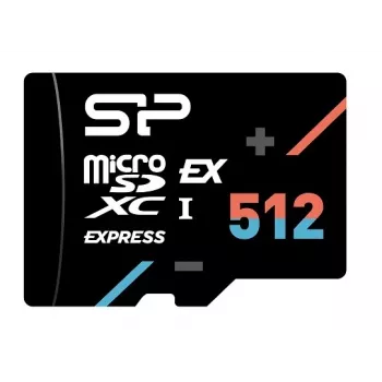 Karta pamięci microSDXC Silicon Power Hypera microSDXC Express 512 GB — UHS-I U3, V30, A1, Klasa 10