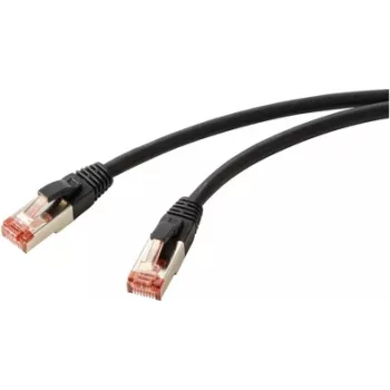 Kabel sieciowy Renkforce RF-5771886 czarny 1,5 m Cat6 S/FTP (S-STP) (RF-5771886)