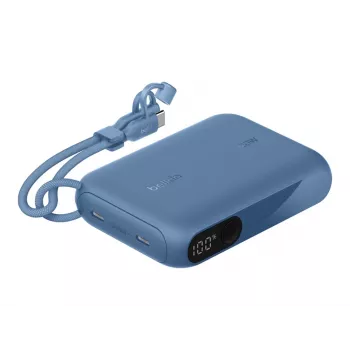 Power bank Belkin BPB027HQBL 10000 mAh — niebieski, 2 porty USB Type‑C