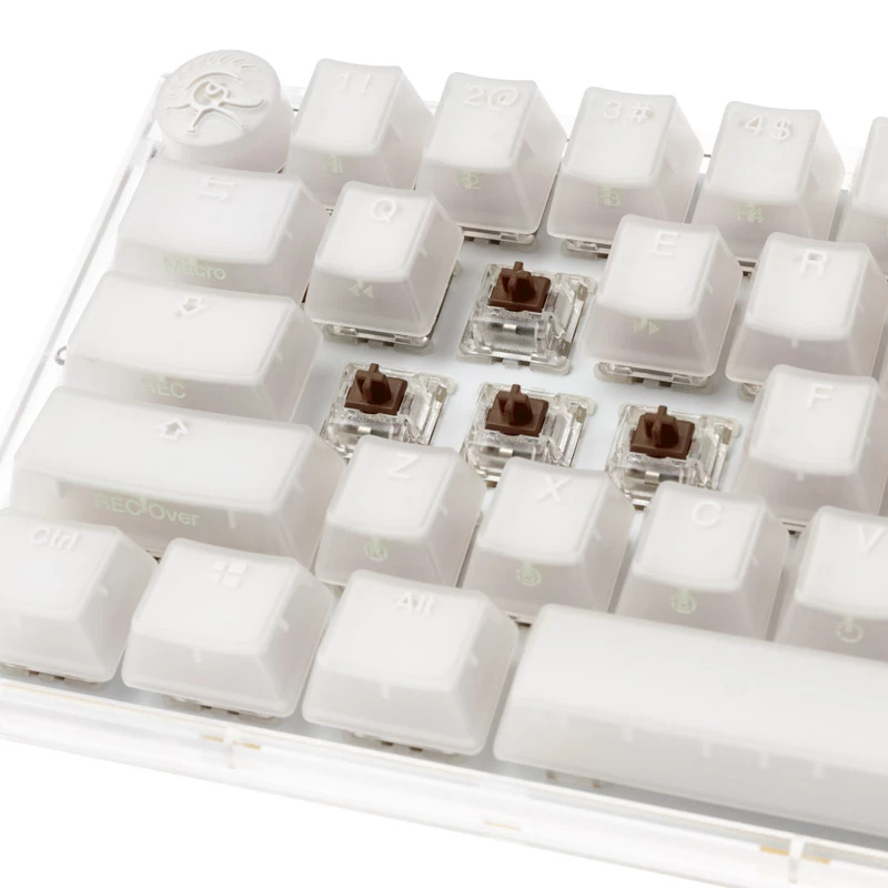 Klawiatura gamingowa Ducky One 3 Aura White SF USB QWERTY US International