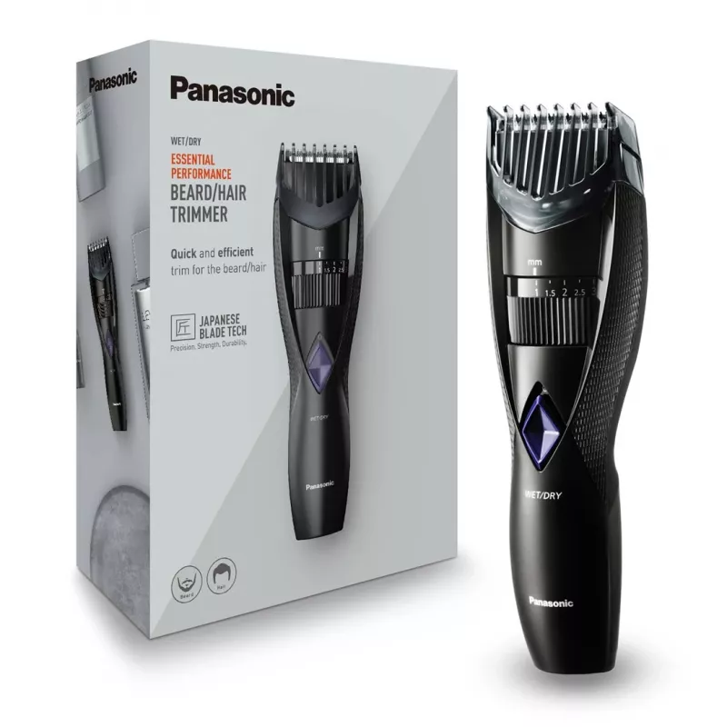 Panasonic ER-GB37 Akumulator 20 1 cm Mokre i Suche Czarny