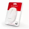 Mysz bezprzewodowa GEMBIRD MUSW-4B-01-W, symetryczna, optyczna 1600 DPI, 4 przyciski, RF bezprzewodowa, biała