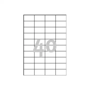 Etykiety uniwersalne Avery Zweckform 3651 52,5 x 29,7 mm 100 arkuszy białe