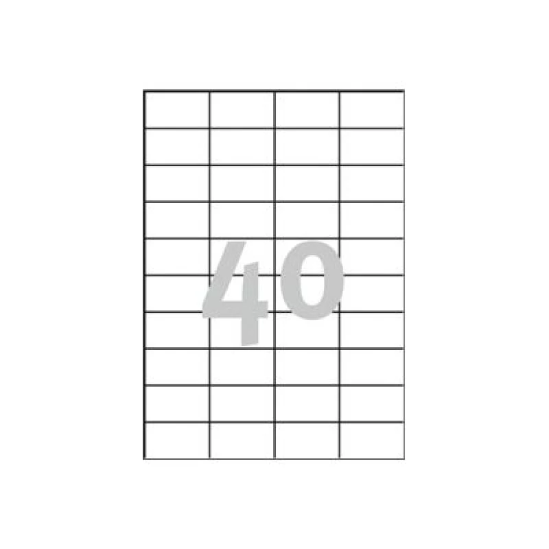 Etykiety uniwersalne Avery Zweckform 3651 52,5 x 29,7 mm 100 arkuszy białe