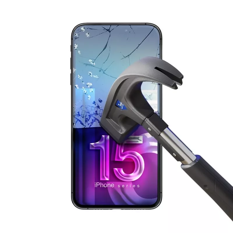 Hartowane elastyczne szkło ochronne 3MK FlexibleGlass Pro do Apple iPhone 15 — przezroczyste, odporne na zarysowania