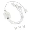 Kabel rozdzielacz Kolink ARGB 1-na-3 PGW-AC-KOL-156 30 cm biały