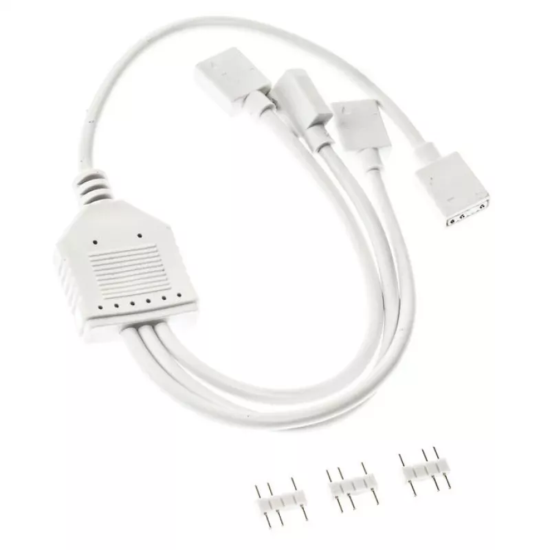 Kabel rozdzielacz Kolink ARGB 1-na-3 PGW-AC-KOL-156 30 cm biały