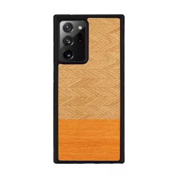 Etui ochronne do telefonu man and wood Galaxy Note 20 Ultra jodełka pomarańczowo-czarna