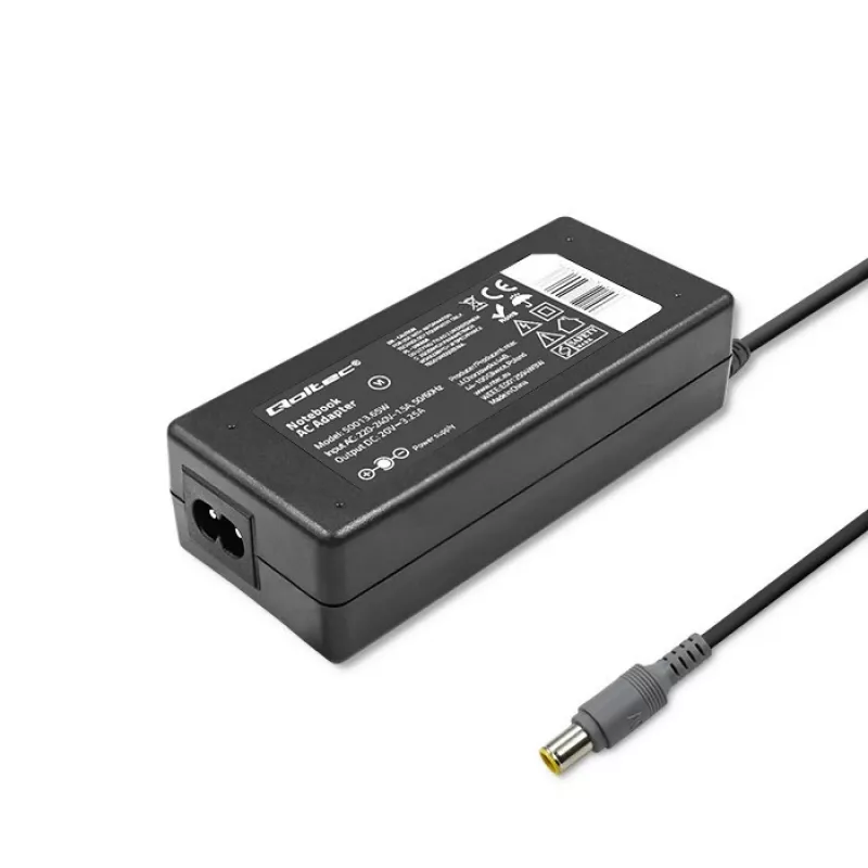 Zasilacz do laptopa Qoltec dla IBM 65W 3,52A 20V 7,9x5,5 + pin IBM 50013.65W