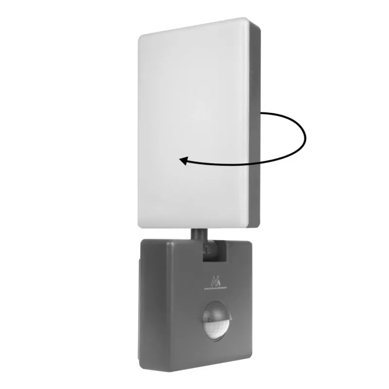 Reflektor LED MACLEAN MCE516 z czujnikiem ruchu PIR, 50W, szary