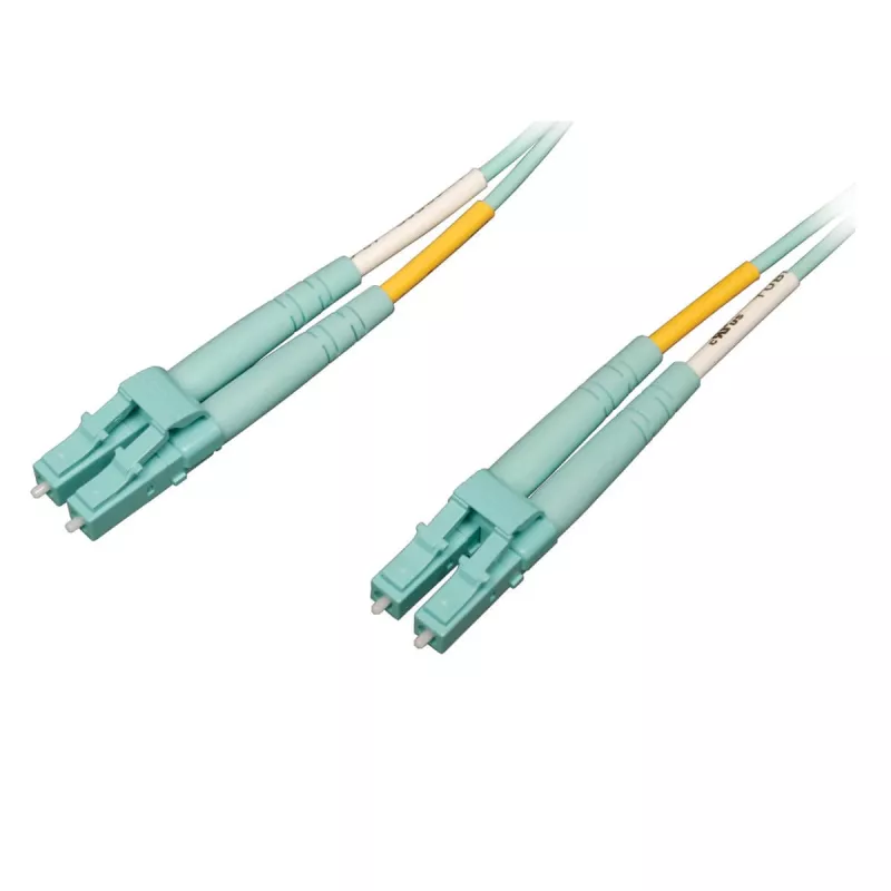 Kabel światłowodowy Tripp 2M 10Gb/100Gb Duplex Multimode 50/125 OM4 LSZH LC/LC Aqua 2 metry - kabel krosowy - LC Multi-Mode (M)