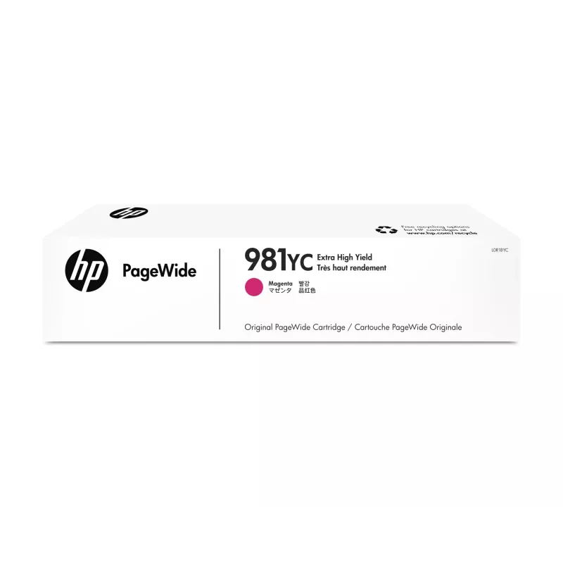 Kaseta atramentowa HP 981YC Extra High Yield 16000 stron magenta