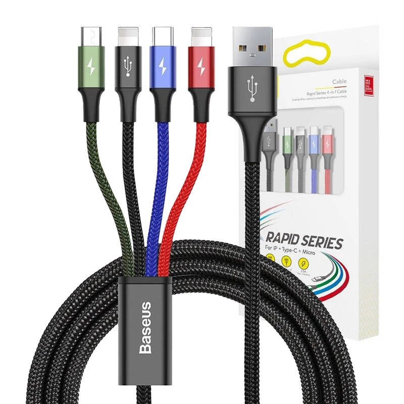 Kabel do telefonu komórkowego Baseus KB2L435A12BK