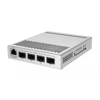 MikroTik | Przełącznik | CRS305-1G-4S+IN | Zarządzany przez WWW | Desktop | 1 Gbps (RJ-45) liczba portów 1 | SFP+ liczba portów 4