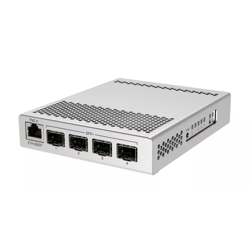 MikroTik | Przełącznik | CRS305-1G-4S+IN | Zarządzany przez WWW | Desktop | 1 Gbps (RJ-45) liczba portów 1 | SFP+ liczba portów 4